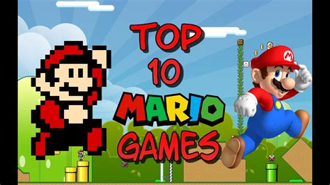 Top 10 Mario Games Youtube
