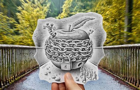 Amazing Photography Art 25 Pencil Vs Camera Images By Ben Heine