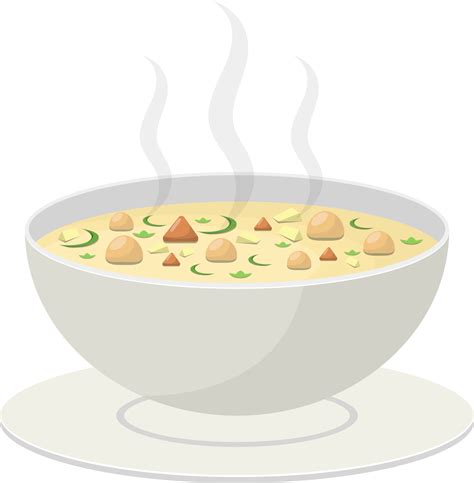 Hot Vegetable Soup Clipart Design Illustration 9383903 Png