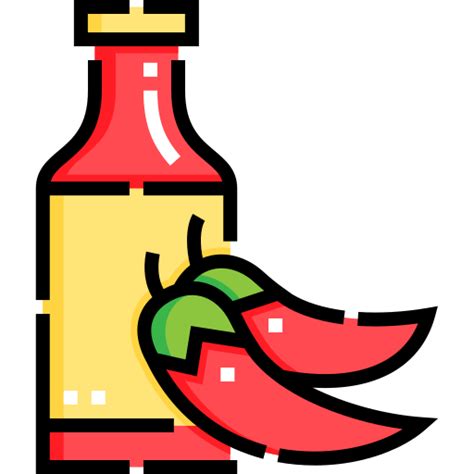 Hot Sauce Free Food Icons