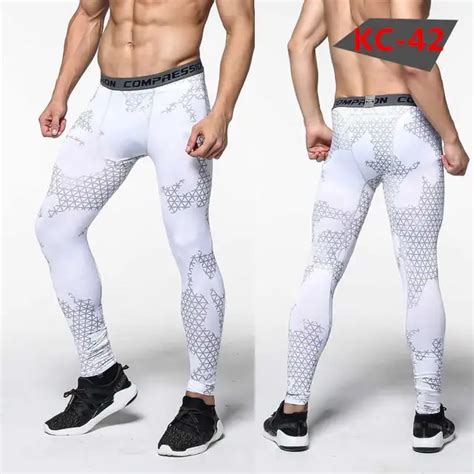 men running tights pro compress yoga pants gym exercise fitness leggings workout basketball