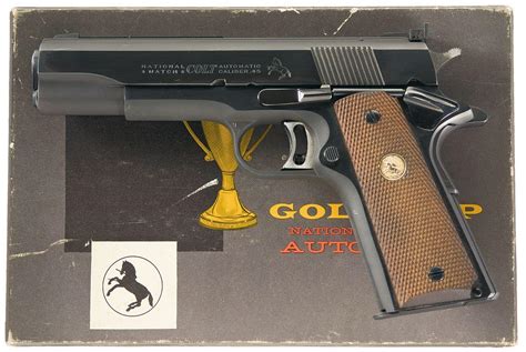 Colt Pre Series 70 National Match Semi Automatic Pistol With Box