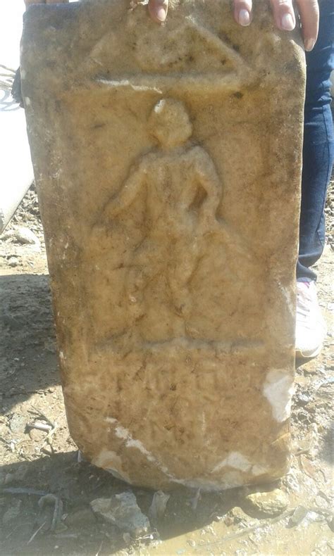 Nazilli de Roma ya ait stel anıt bulundu haberi Arkeolojik Haber