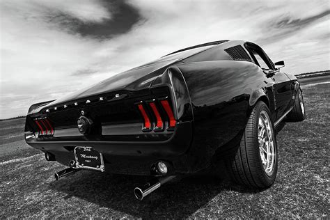 Black 1967 Mustang By Gill Billington