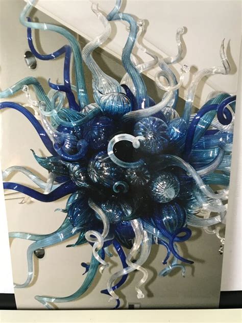 Dale Chihuly Dale Chihuly Original Hand Blown Blue Mosaic Glass