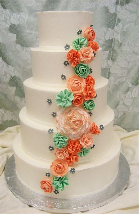 Amelia Wedding Cake Design Smooth Buttercream Frosting