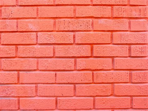 Orange Brick Wallpaper