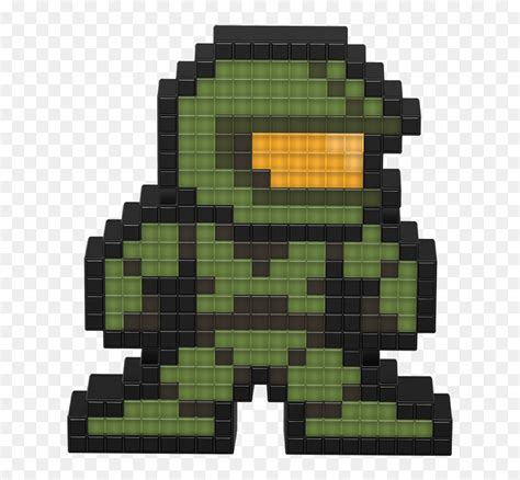 Halo Master Chief Pixel Art Hd Png Download Vhv