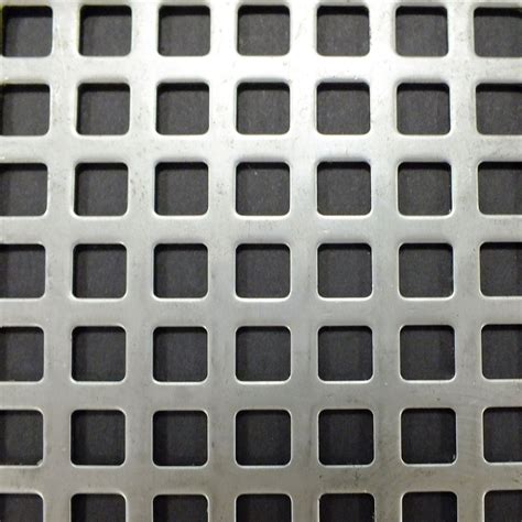 Stainless Steel Square Hole Perforated Sheet 1 5 Mm Rs 235 Kilogram