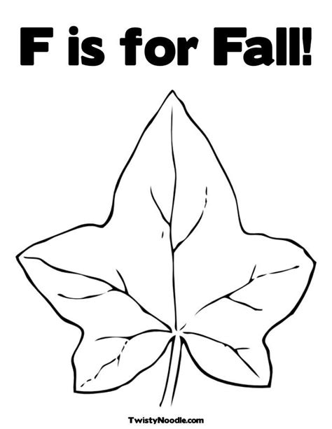 Leaf Coloring Pages For Preschool Coloring Home