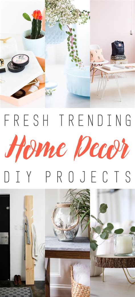 A look at this year's most ubiquitous styles. Fresh Trending Home Decor DIY Projects - The Cottage Market