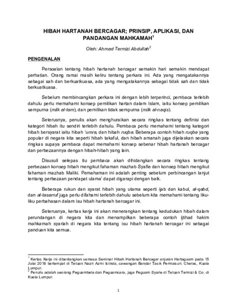 Sebenarnya ada banyak perselisihan yang terjadi tentang tanah dan rumah, apalagi jika rumah yang sudah dihibahkan tidak memiliki surat ataupun bukti, hanya lewat pembicaraan saja. Contoh Surat Hibah Harta Malaysia - Contoh Surat