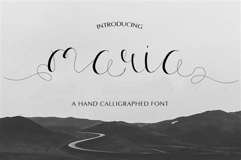 Download calligraphy fonts for windows and macintosh. Maria Calligraphy Font By iTypeface | TheHungryJPEG.com