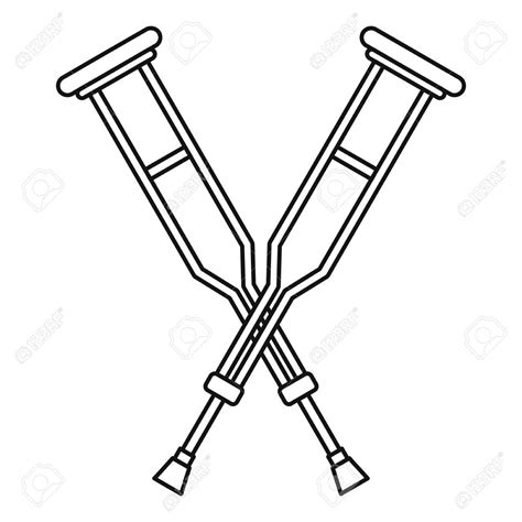 Pictures Of Crutches Clipart 10 Free Cliparts Download Images On