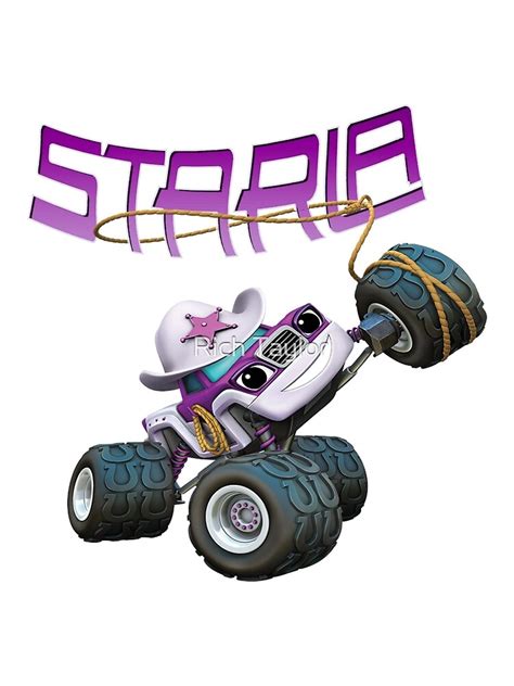 Starla Blaze And The Monster Machines By Rich Taylor Redbubble