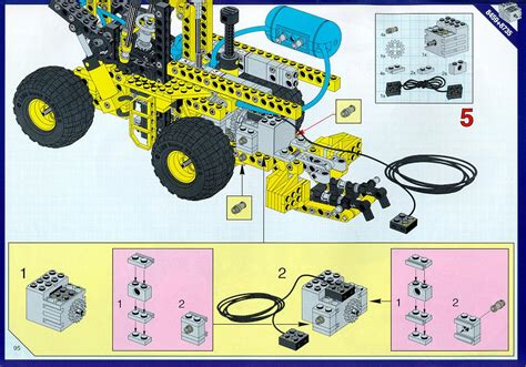 Lego 8459 Powermachine With Pneumatic Tank Instructions Technic