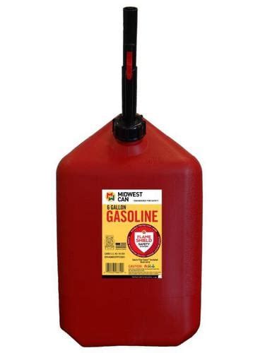Midwest Can 6 Gallon Gas Can 6610 Oreilly Auto Parts