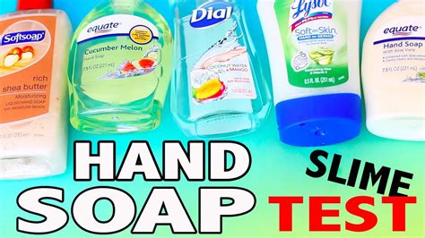 Hand Soap Slime Test Without Borax Liquid Starch Corn Starch