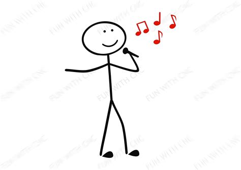 Figure Music Stick Figure Drawing People Illustration Cheer You Up