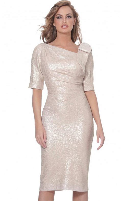 Get Noticed In Any Crowd Wearing This Dress By Jovani 03641 This Knee Length Dress Features An