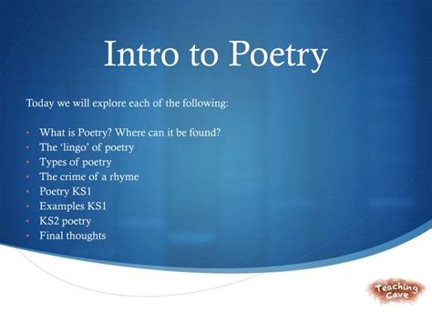 Ppt Intro To Poetry Powerpoint Presentation Free Download Id2534978