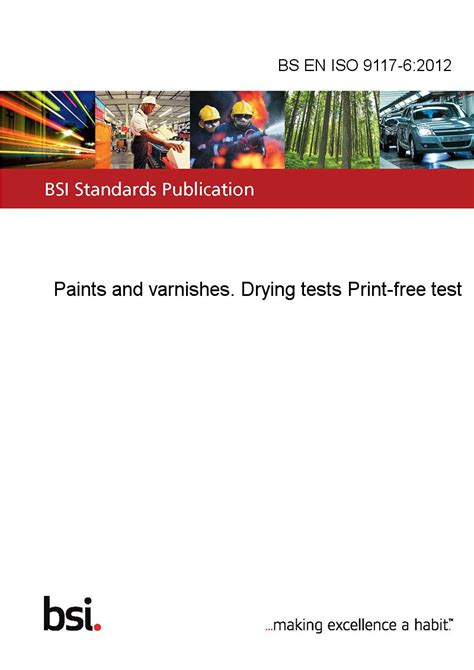 Bs En Iso 9117 62012 Paints And Varnishes Drying Tests Print Free