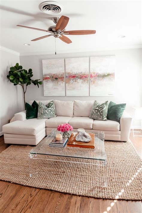 Living Room Reveal With Wayfair Gal About Town Table Decor Living