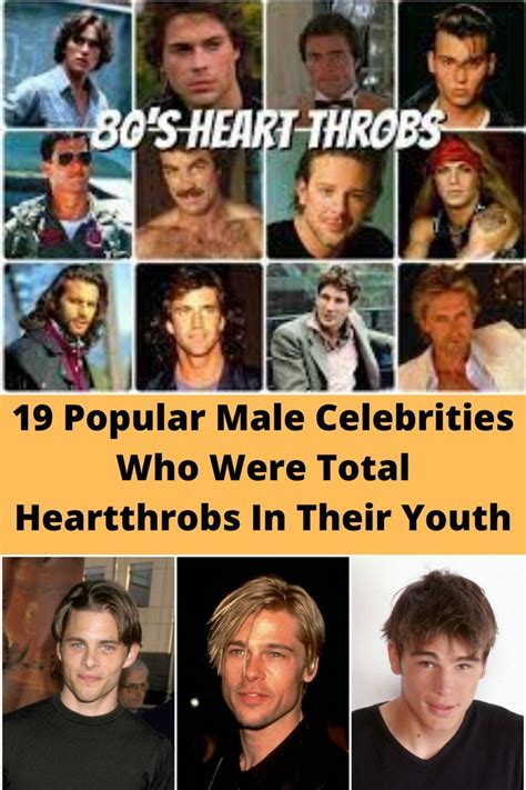 19 Popular Male Celebrities Who Were Total Heartthrobs In Their Youth