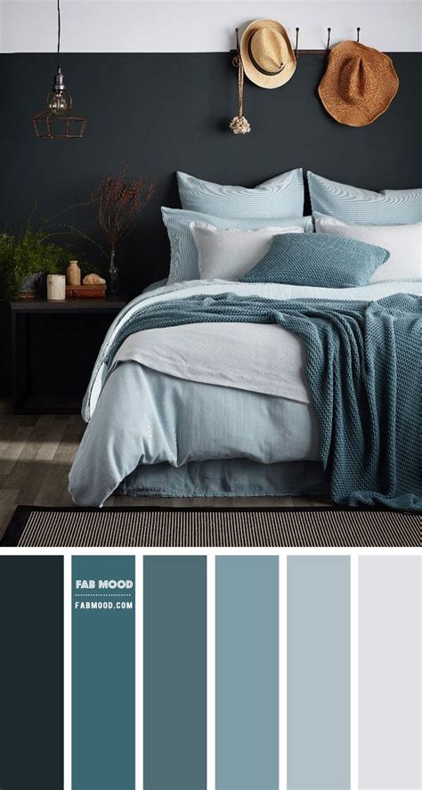 Charcoal Dusty Blue And Teal Bedroom Color Combos Bedroom Colors