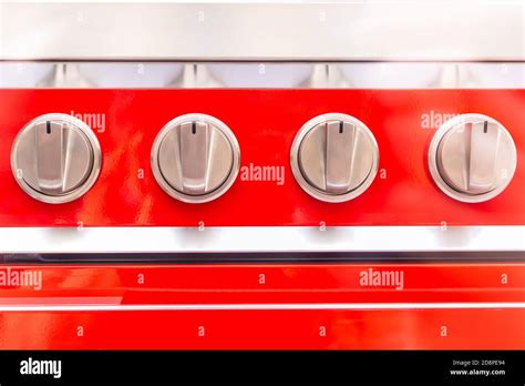 switches on the electric stove and gas stove Stock Photo - Alamy