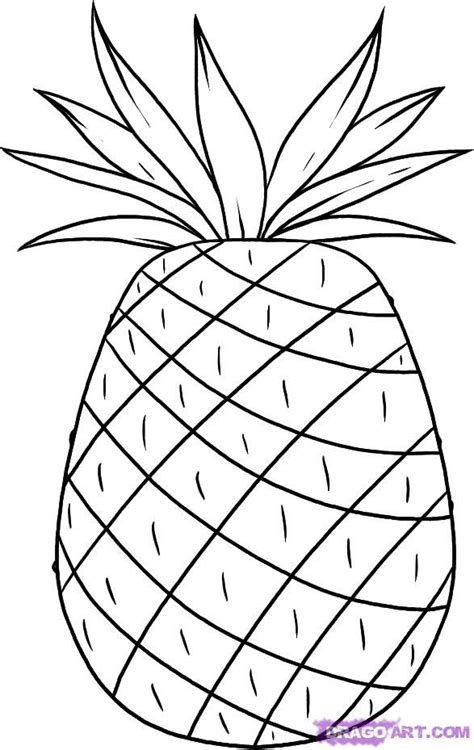 coloring pineapple drawing pineapple quilt pattern wool