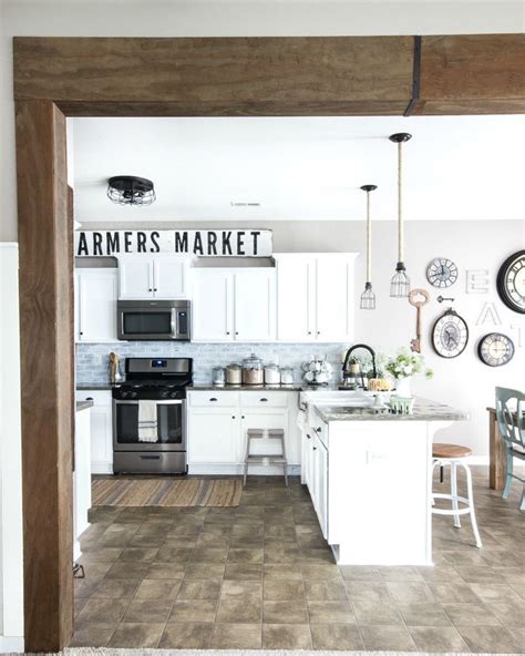 Modern Farmhouse Kitchen Makeover Reveal Kitchen Diy Makeover Modern