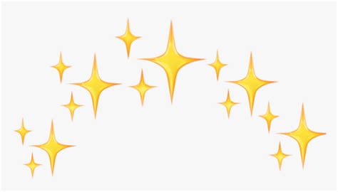 Aesthetic Heart Crown Emoji Tumblr Sparkle Sparkle