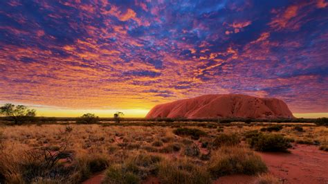 Sunrise With Uluru Sunrise With Uluru Aka Ayers Rock Au Flickr