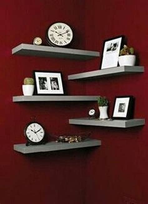 Beautiful Diy Floating Wall Corner Shelves Ideas Trendedecor