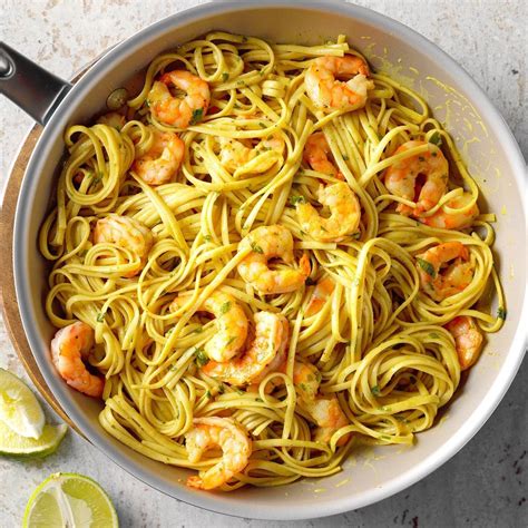 Curry Shrimp Linguine Recipe Taste Of Home