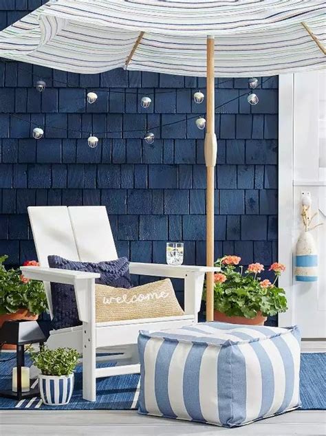 Coastal Dream Porches Beachy Summer Porch Design And Decor Ideas