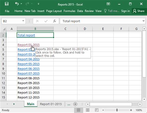 Excel has been around for a long time and is actually an advanced statistics tool for analyzing data. The best way to organize your workbook using hyperlinks