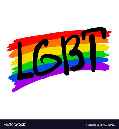 Gay Pride Lgbt Flag Royalty Free Vector Image Vectorstock