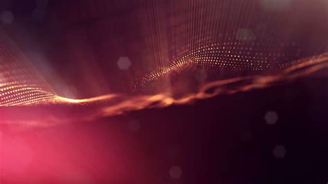 4k Abstract Looped Backgrounds Luminous Particles Stock Footage Video