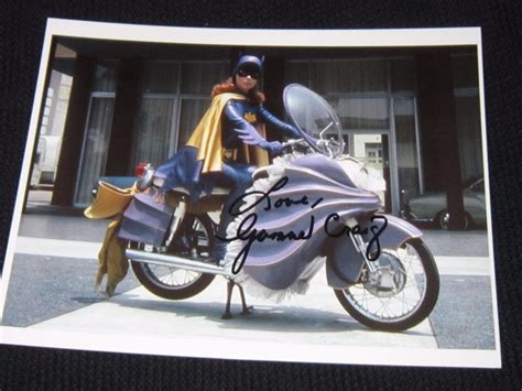 Yvonne Craig Catwoman Batman Tv Motorbike 8x10 Signed Photo 1807387839
