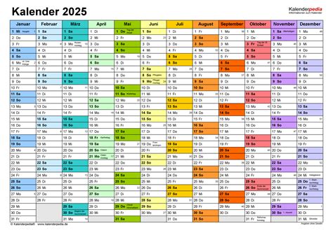 Kalender 2025 Zum Ausdrucken Als Pdf 19 Vorlagen Kostenlos