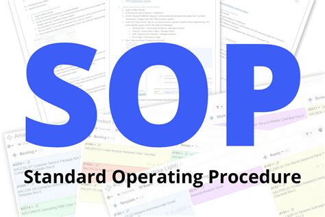 Sop How To Write A Standard Operating Procedure Edraw Max A