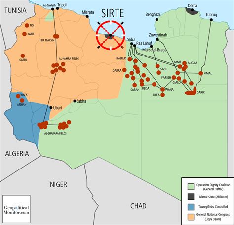 Map Islamic State Makes Gains In Libya Geopolitical Monitor