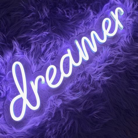 Dreamer Led Neon Sign Noalux Led Neon Signs ⚡handmade With Love