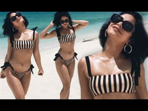 Vanessa Hudgens Models A Bikini While In Turks And Caicos Youtube