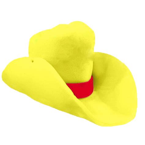 Giant Foam Cowboy Western Novelty Hat Yellow For Sale Online Ebay