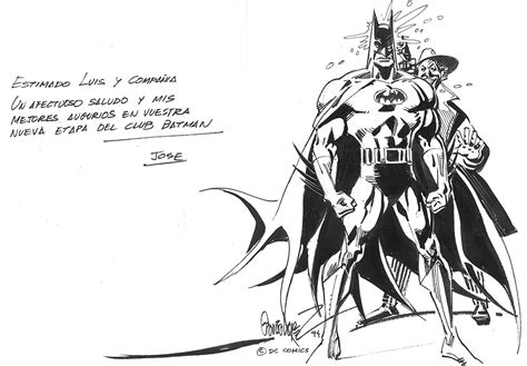 Jose Luis Garcia Lopez Club Batman Comic Art
