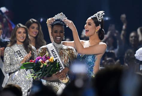 South Africas Zozibini Tunzi Wins 2019 Miss Universe Joins Group Of Top Black Beauty Queens In