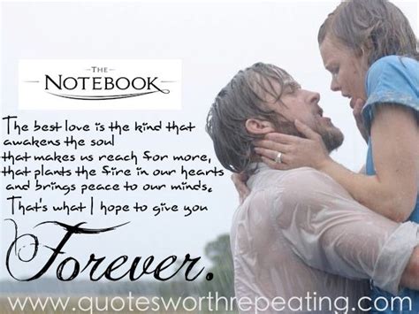 The Notebook Top Romantic Movie Quote Trendy Quotes New Quotes